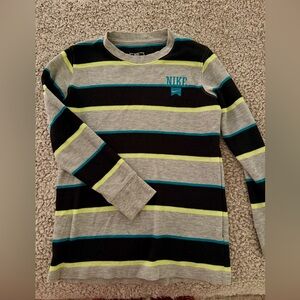 Nike Kids Long Sleeve Striped Tee
